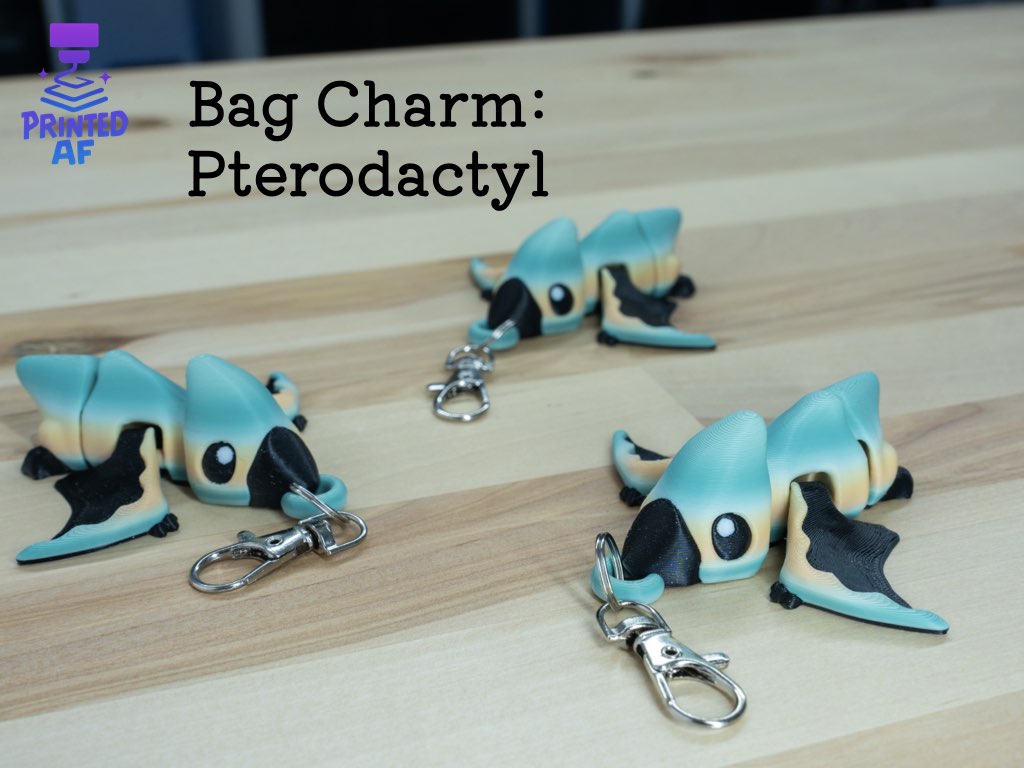 Pterodactyl Bag Charm