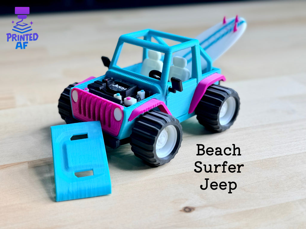 Beach Surfer Jeep