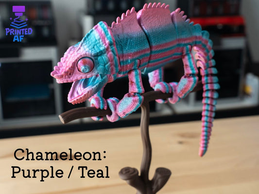 Chameleon With Tree