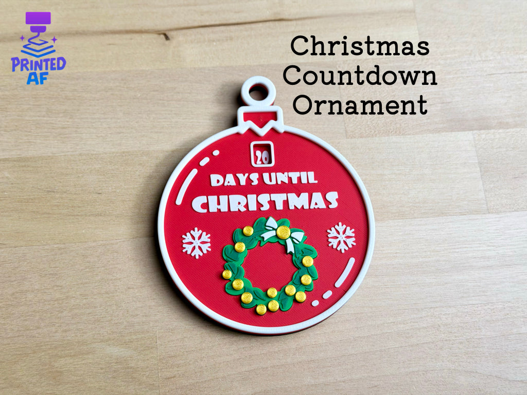 Christmas Countdown Ornament