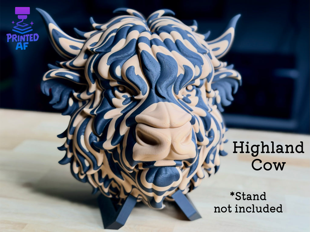 Highland Cow Wall Art