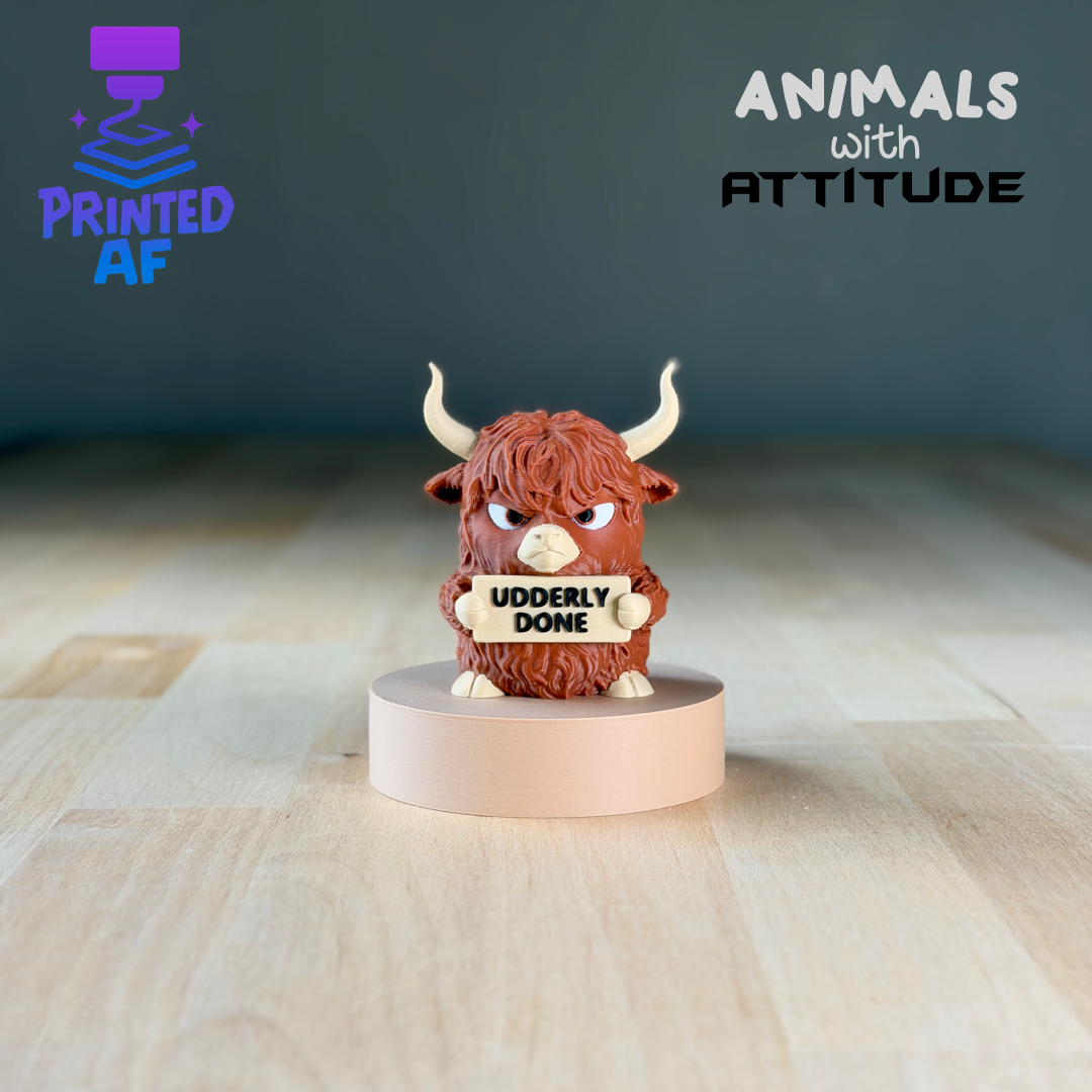 Highland Cow Attitude