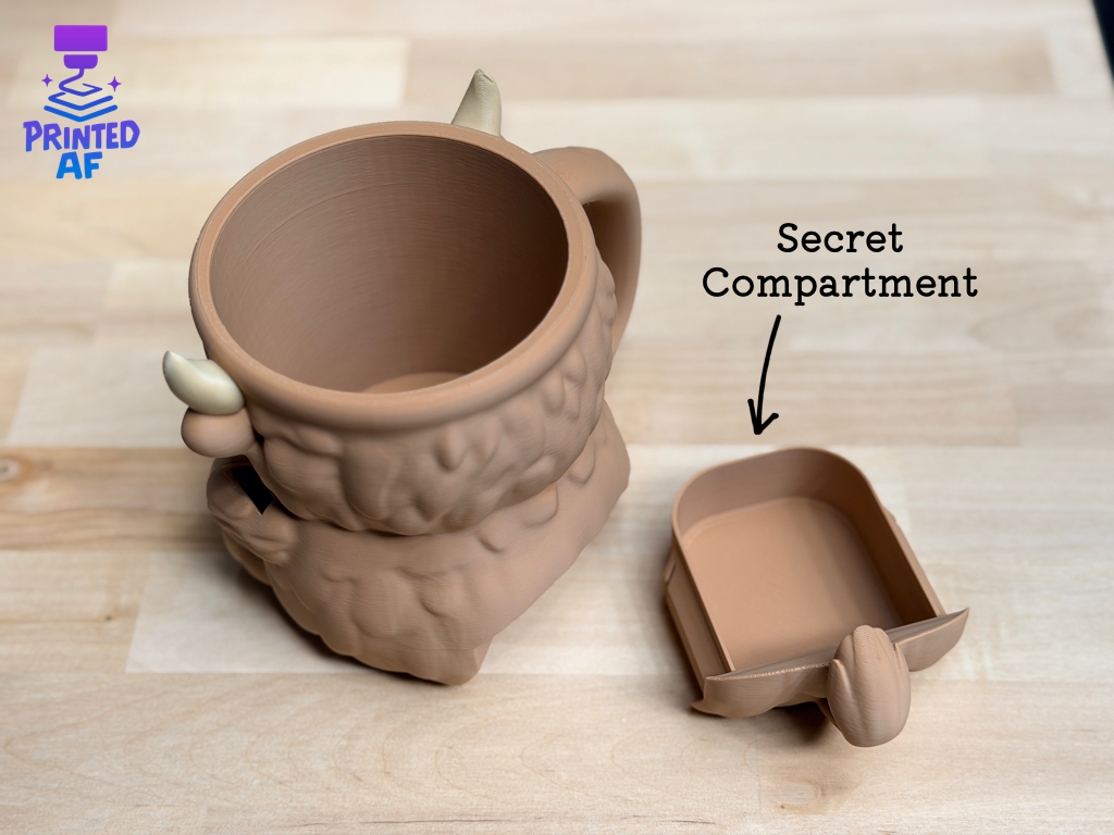 Highland Cow (Brown): Ice Cream Pint Holder
