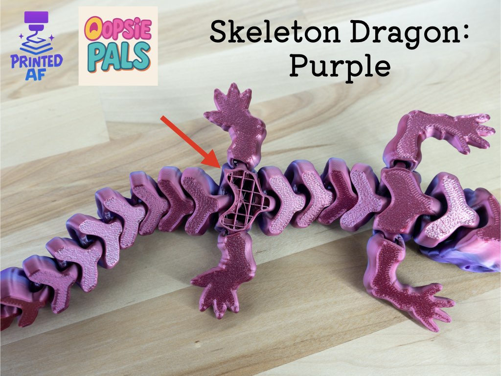 Oopsie Pals - Skeleton Dragon