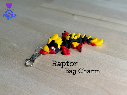 Raptor Bag Charm
