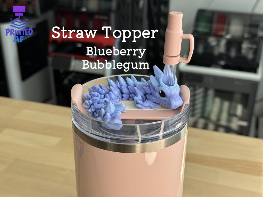 Gemstone Dragon Straw Topper