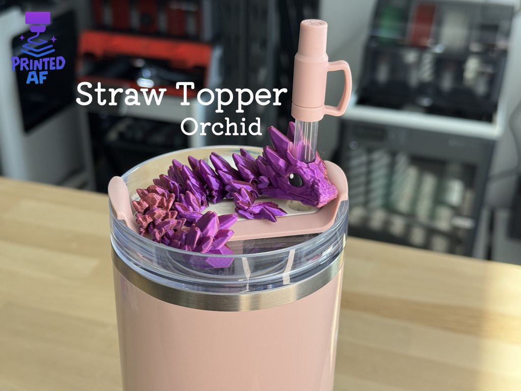 Gemstone Dragon Straw Topper