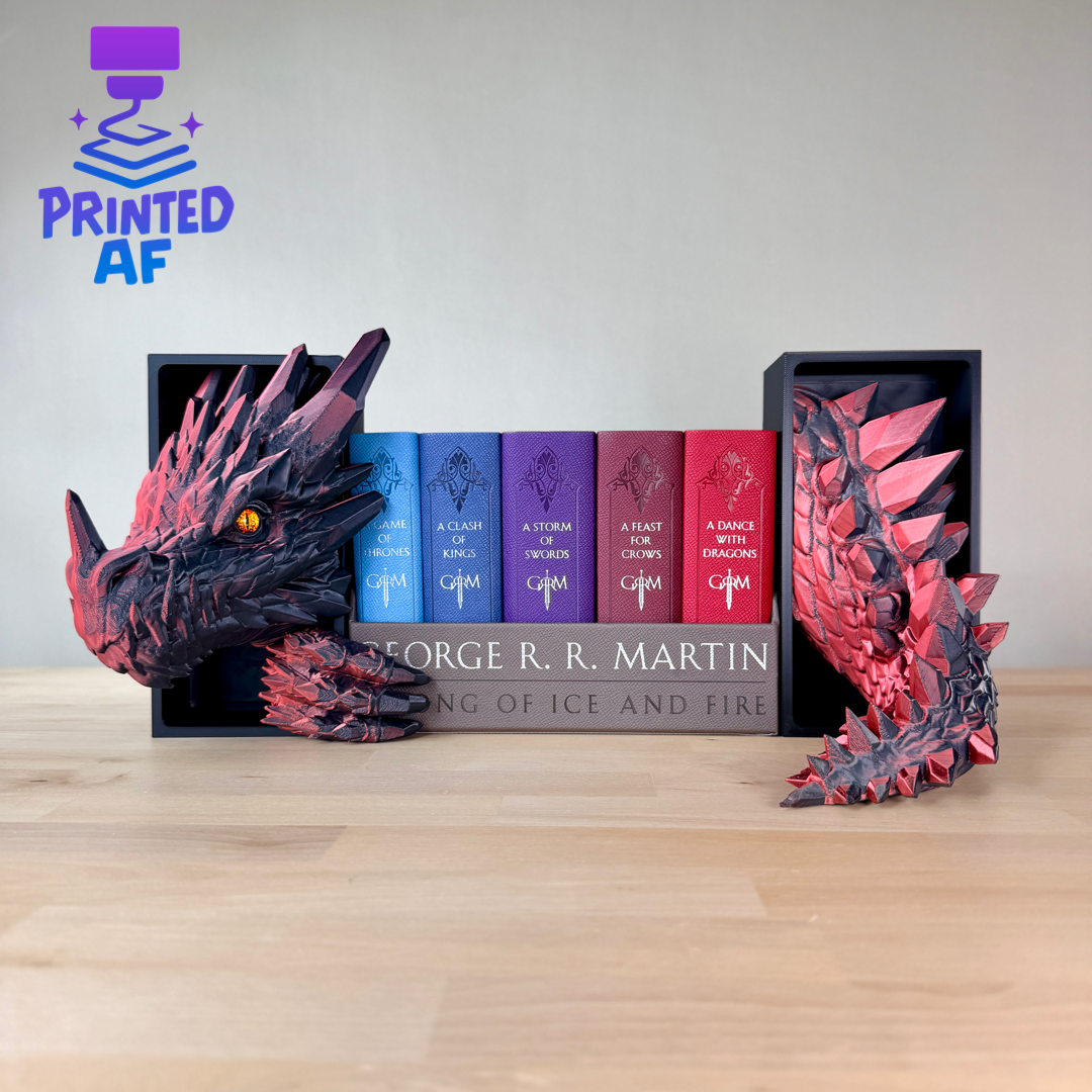 Emerging Crystal Dragon Book Nook
