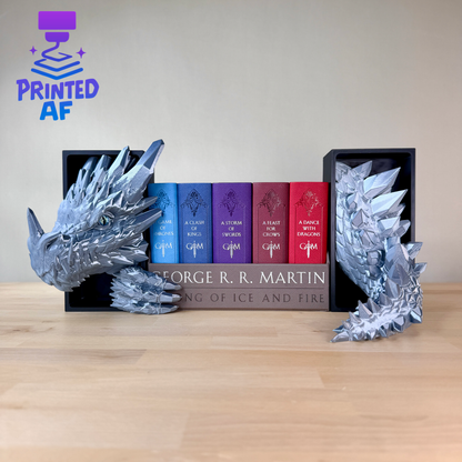 Emerging Crystal Dragon Book Nook