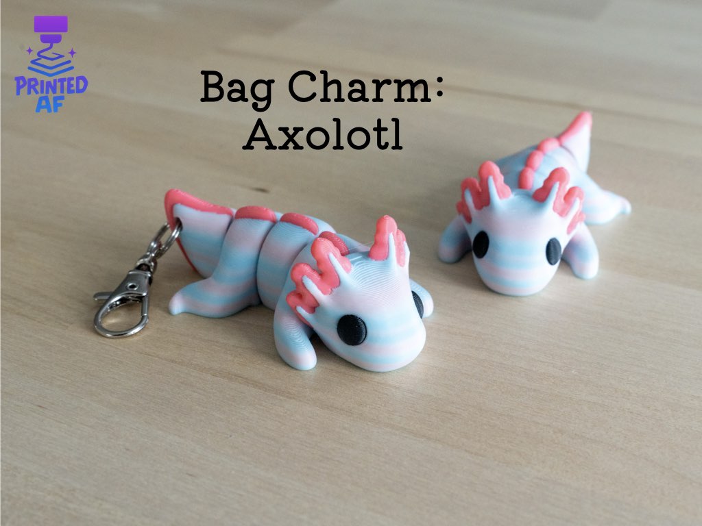 Axolotl Bag Charm