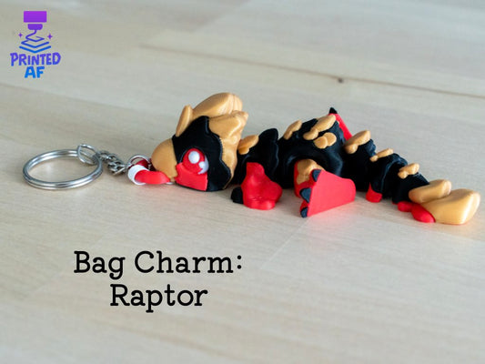 Raptor Bag Charm