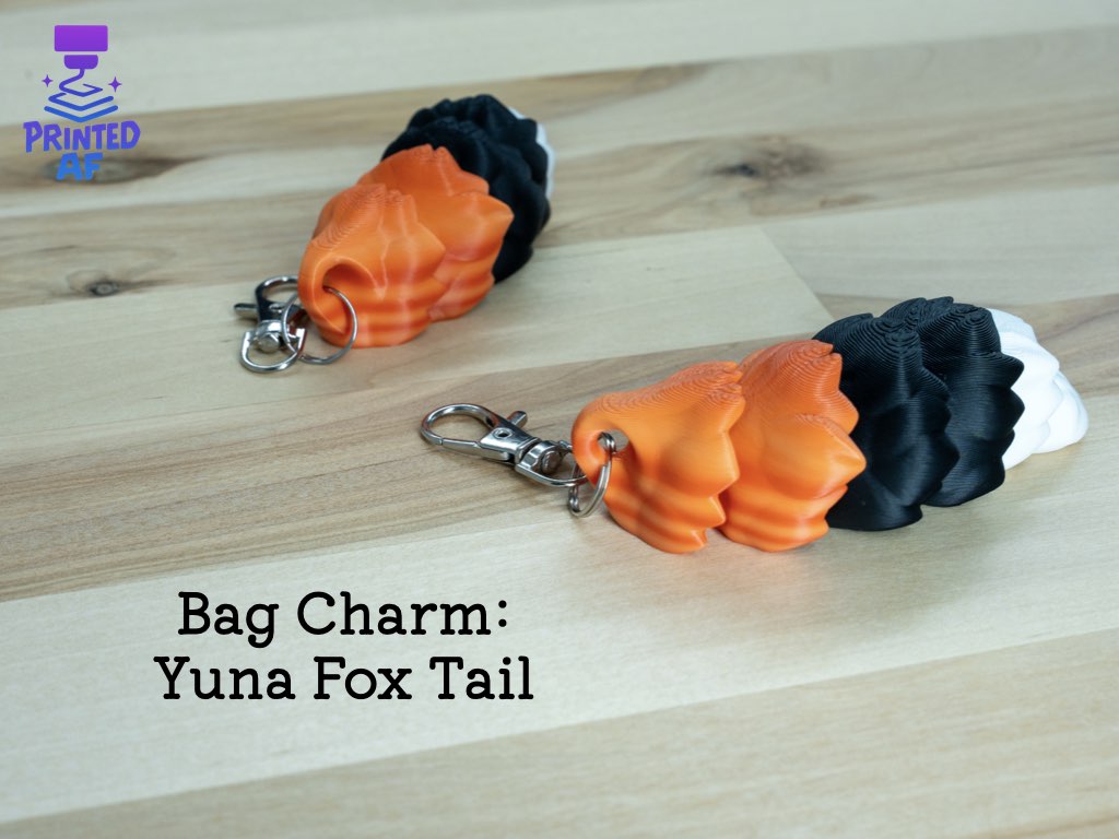 Yuna Fox Tail Bag Charm