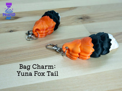 Yuna Fox Tail Bag Charm