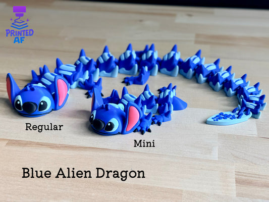 Blue Alien Dragon