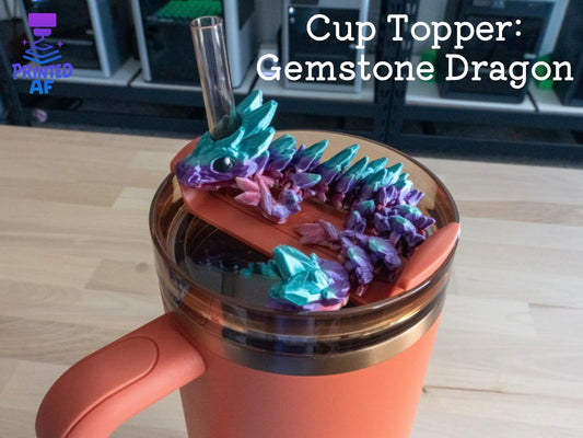Gemstone Dragon Cup Topper
