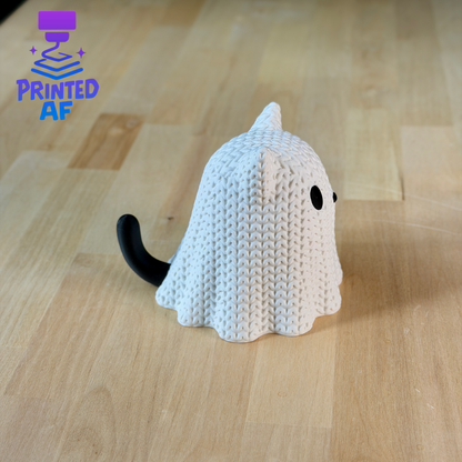 Knitted Ghost Cat