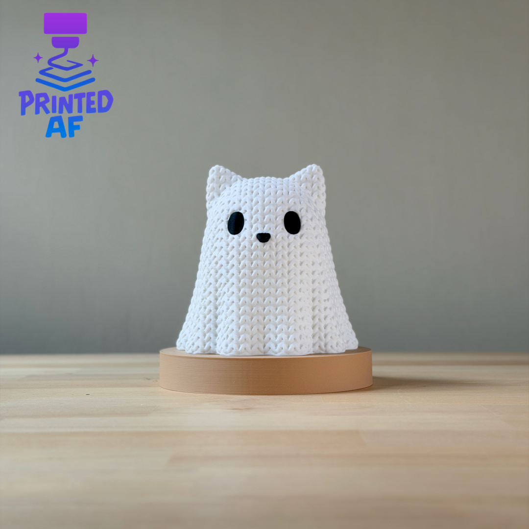 Knitted Ghost Cat