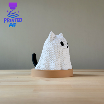 Knitted Ghost Cat