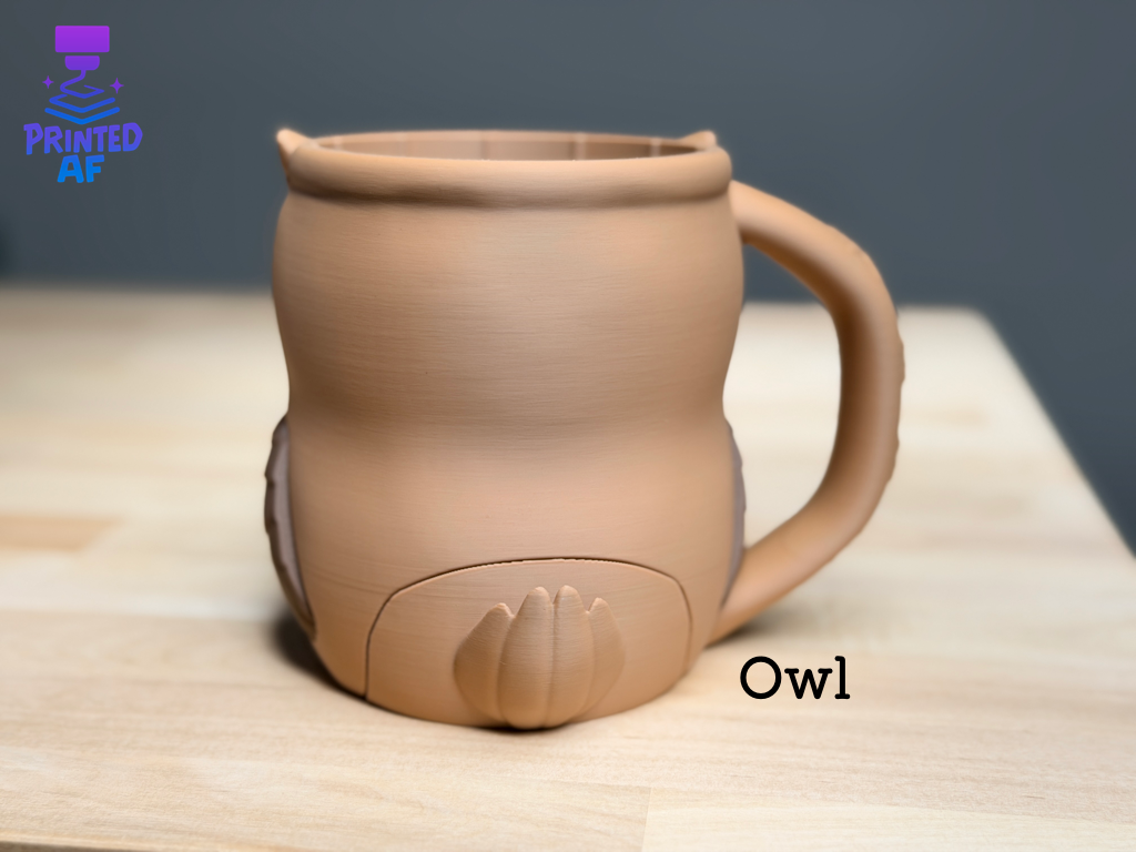 Owl: Ice Cream Pint Holder