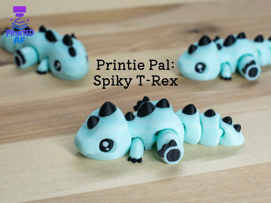 Spiky T-Rex Printie Pal