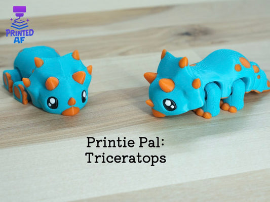 Triceratops Printie Pal