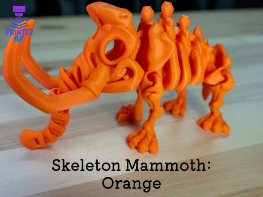 Skeleton Mammoth (With Trunk)