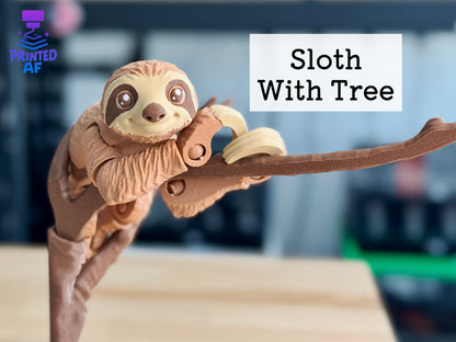 Sloth with Tree