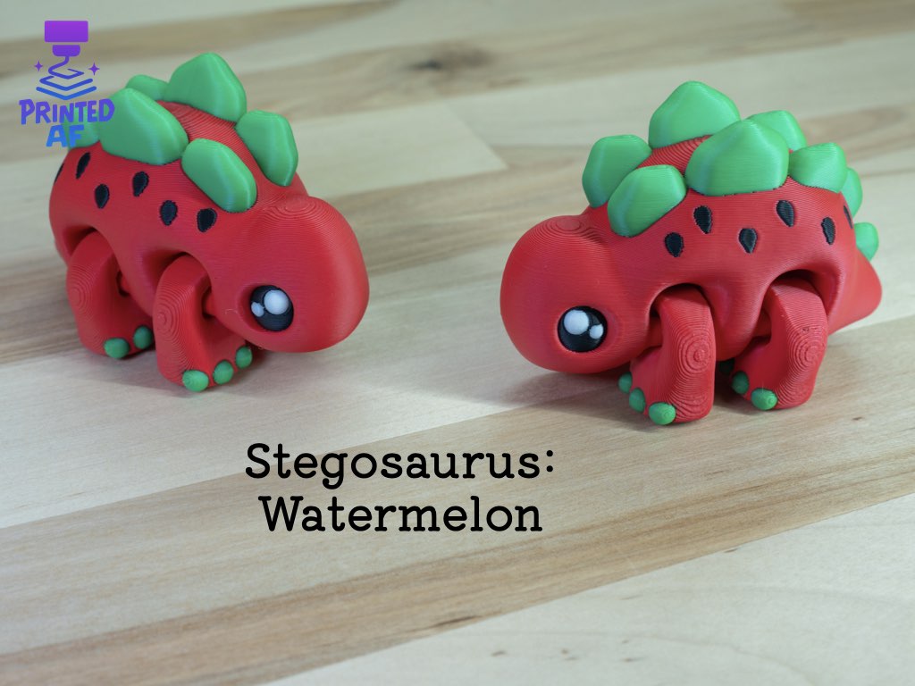 Stegosaurus - Watermelon